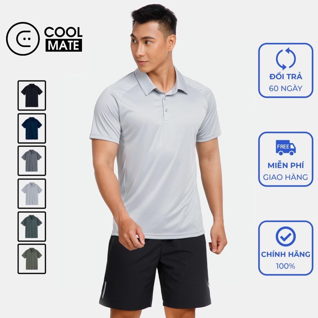 [Mã TOPMAY giảm đến 25k đơn 150k] [FREESHIP]Áo Polo thể thao nam Active V2 thoáng khí nhanh khô - thương hiệu Coolmate