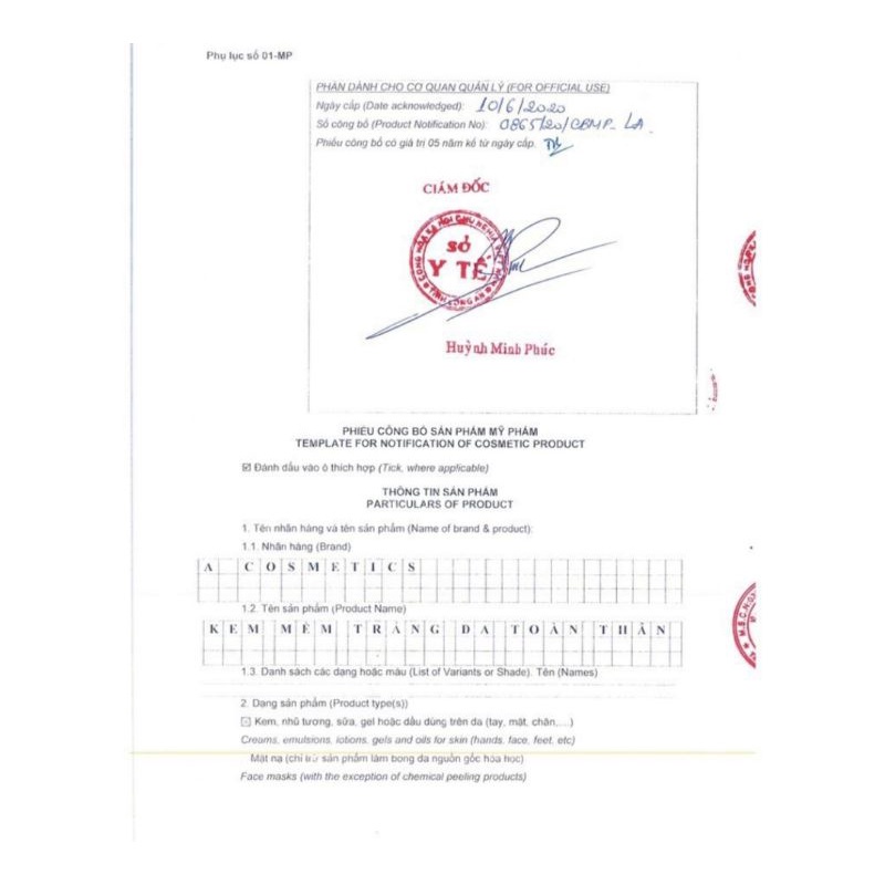 Kem Face Pháp A Cosmetics 2022 Mẫu Mới