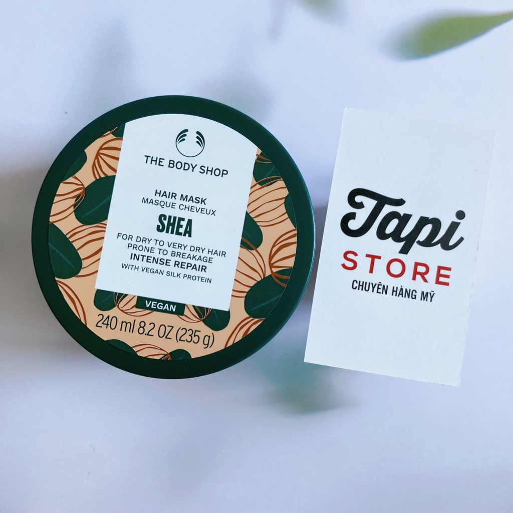 Mặt nạ ủ tóc phục hồi tóc chuyên sâu The Body Shop Shea Intense Repair Hair Mask 240ml