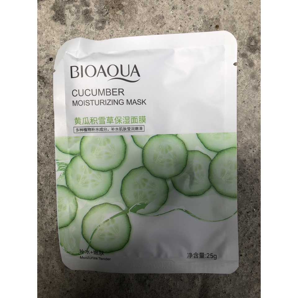 Mặt Nạ Dưa Chuột Dưỡng Trắng - Cấp Ẩm - Thải Độc Làm Sạch Da Hiệu Quả