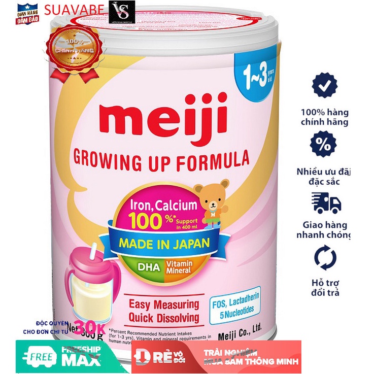 [TKBSB15K giảm 15k cho đơn 200k] Sữa Meiji Growing Up Formula 800g (Chính hãng)