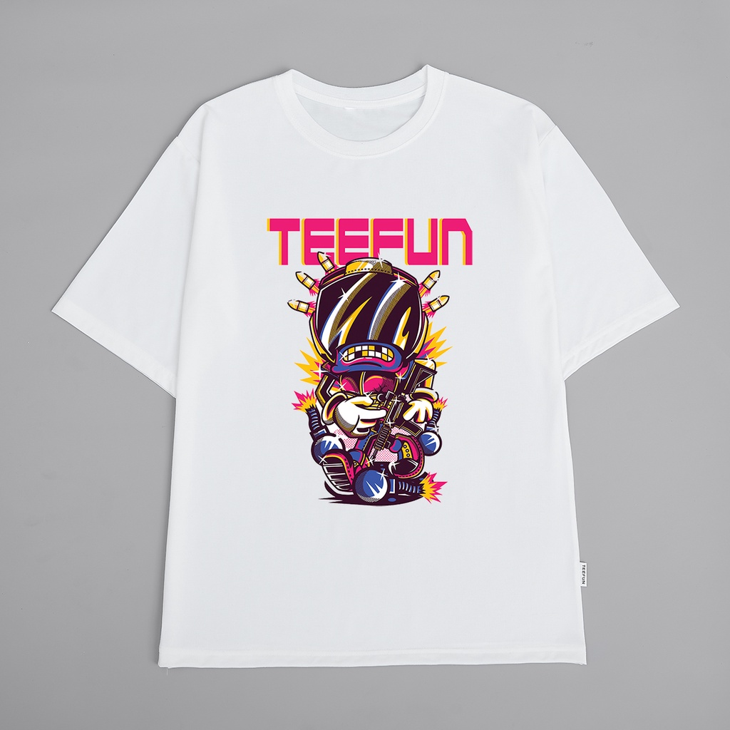 Áo Thun Unisex Superman TEEFUN (Có size trẻ em, Tay ngắn và Tay lỡ) Cotton 038 - hàng mới thiết kế
