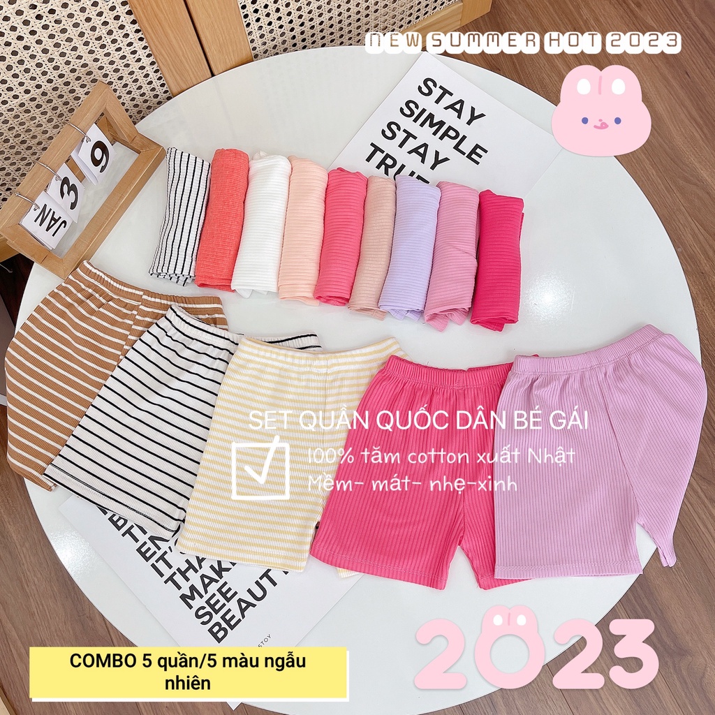 SET 5 QUẦN ĐÙI TĂM XUẤT NHẬT BÉ TRAI BÉ GÁI