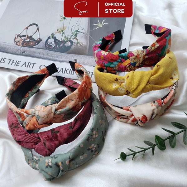 CHỌN VẢI TÙY Ý - Băng đô vải handmade, cài tóc vintage, đi du lịch chụp ảnh siêu xinh xắn