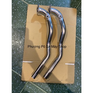 Cổ pô inox 304 gắn cho pô zin/ 4road/ pô lon độ cho ab 2022-vario 160