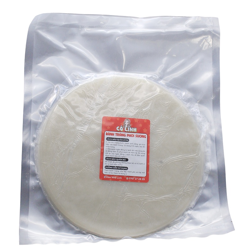 Bánh Tráng Phơi Sương Mềm Dẻo, Dễ Bóc 300g Hàng Loại 1 - Ăn vặt cô Linh