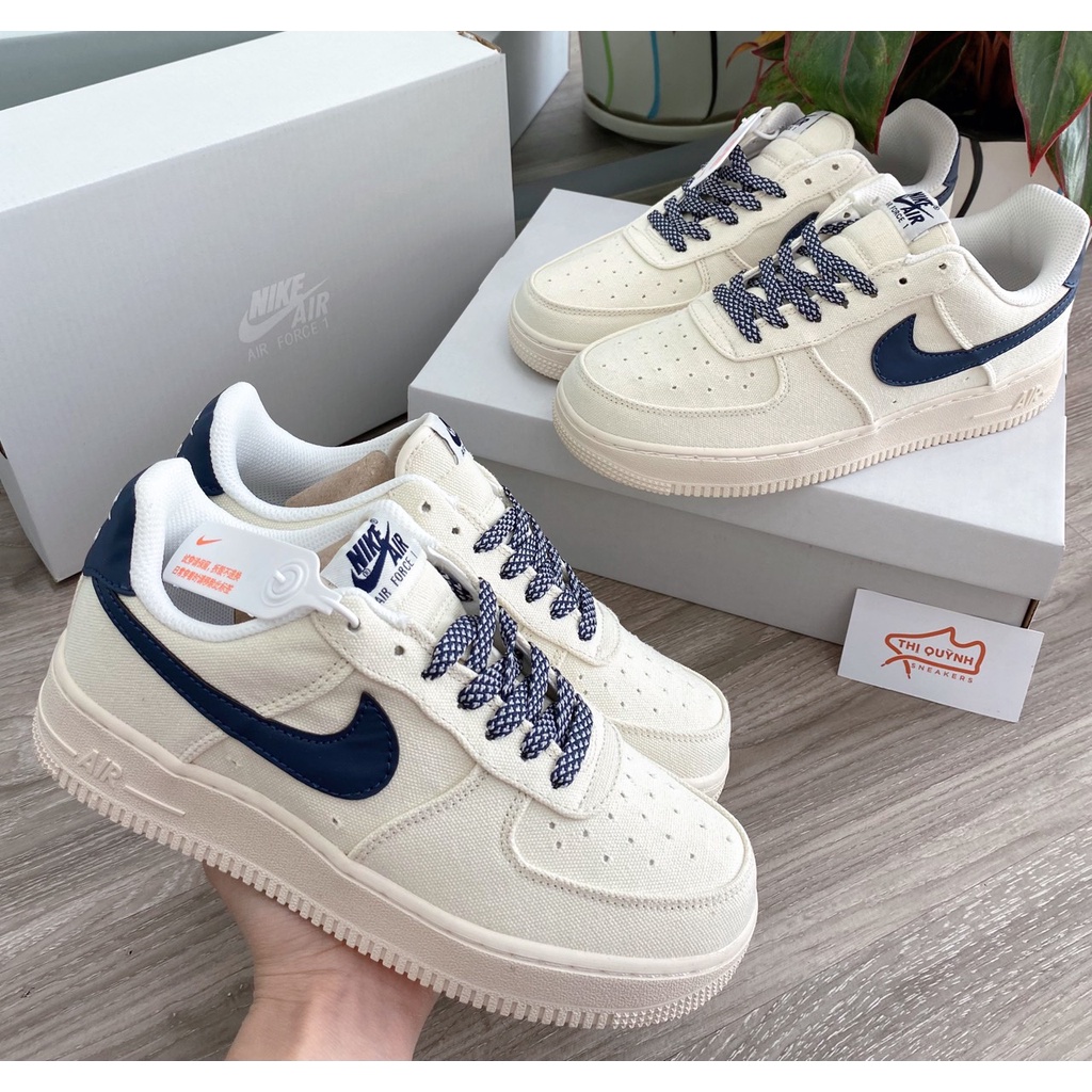 , GIÀY AF VẢI XANH NAVY DỄ PHỐI ĐỒ PUHN PHỤ KIỆN