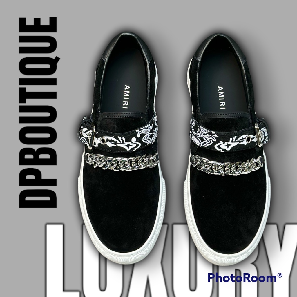 - Giày Slip-on Amri Quai Xích Cao cấp - Giày Slip-on Nam Amri Full Box