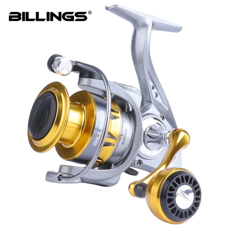 MÁY CÂU CÁ BILLINGS YK XÁM VÀNG LÚM ĐỘ TẢI CÁ CỰC KHỦNG