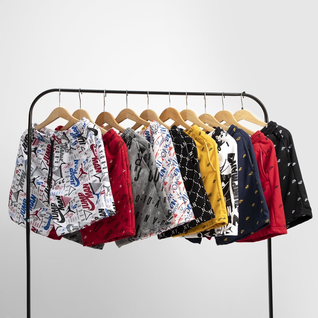Quần Short Seven Unisex Chất Nỉ Cotto Lót Bông Dày Dặn