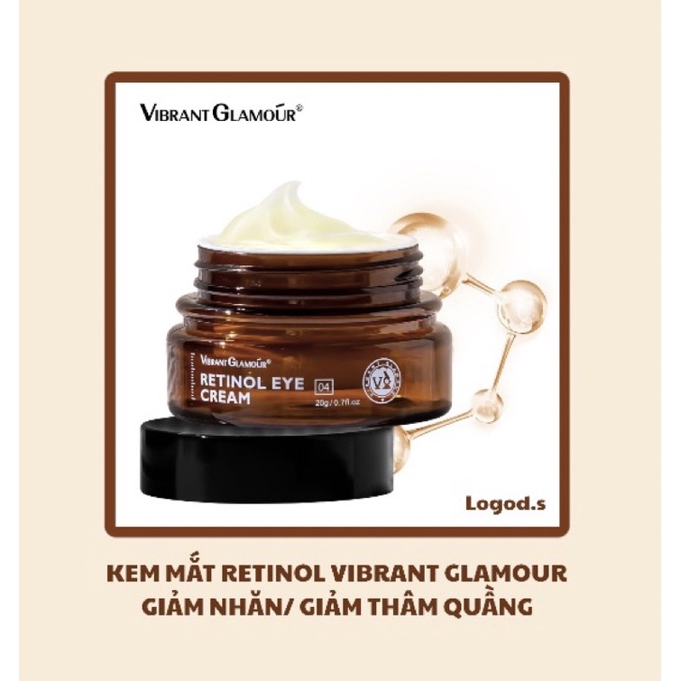 😈SĂN SALE😈Kem Dưỡng Mắt Retinol VIBRANT GLAMOUR Giảm Nhăn/ Quầng Thâm - Logod.s
