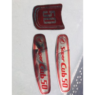Tem cub 50 - 78 đỏ decal in