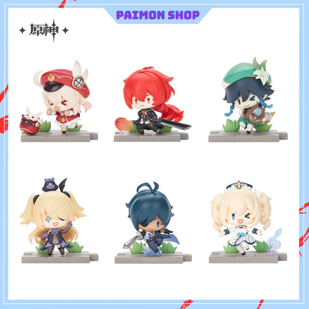 🔥Siêu đáng yêu🔥Mô Hình Nhân Vật Genshin Impact Trong Game Genshin Fischl Kaeya Diluc Venti Klee trang trí bàn học