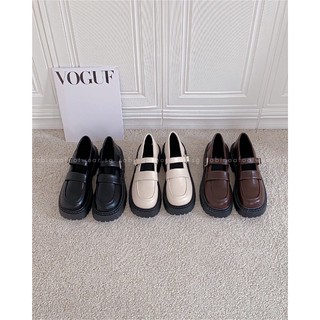 Giày lười Oxford nữ đế cao 5CM