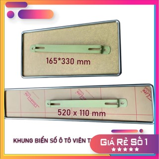 Khung Biển Số Ô Tô Kích Thước Mẫu Mới biển số dài biển số inox có viền đẹp