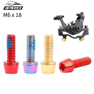 Ốc pô tăng ốc giò đĩa xe đạp mpro m6 x 18mm