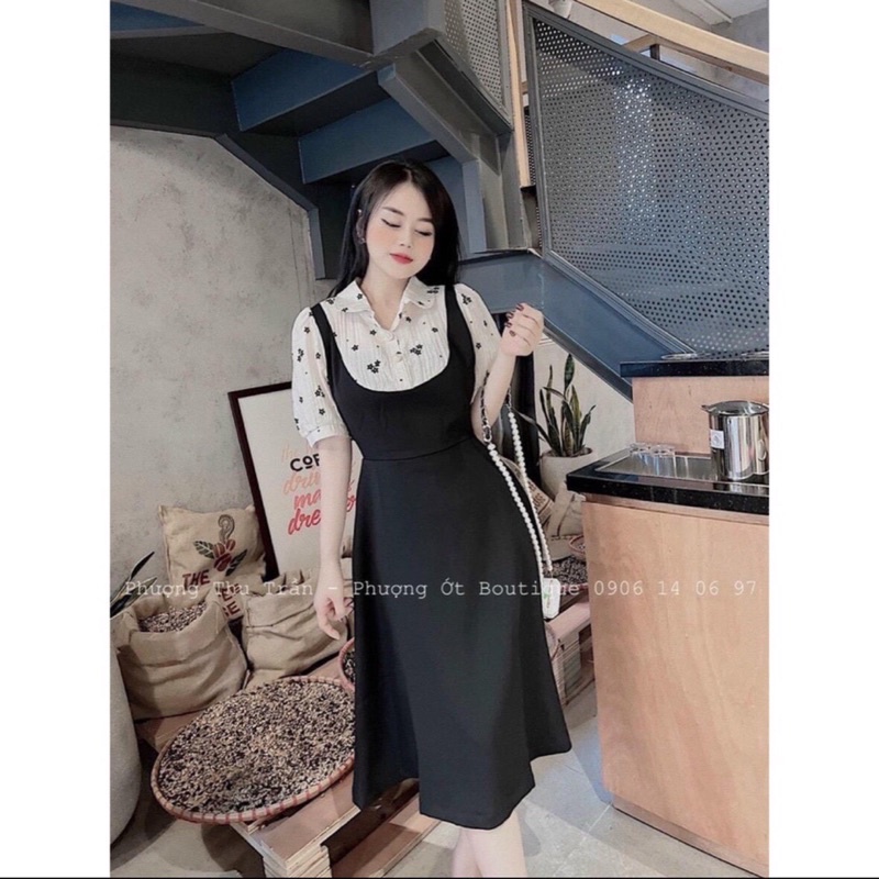 🌈 ĐẦM PHỐI CỔ HOA  BIGSIZE🌈