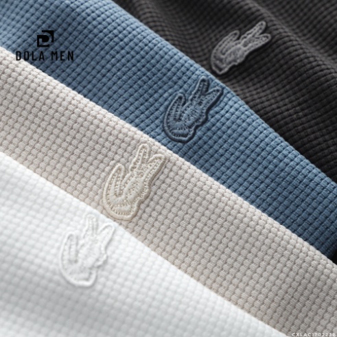 Áo Thun Nam POLO LACOSTE BASIC TRƠN Không Nút Vải Dày Không Xù Không Nhăn Hàng Chuẩn Hãng Cao Cấp Dolamen