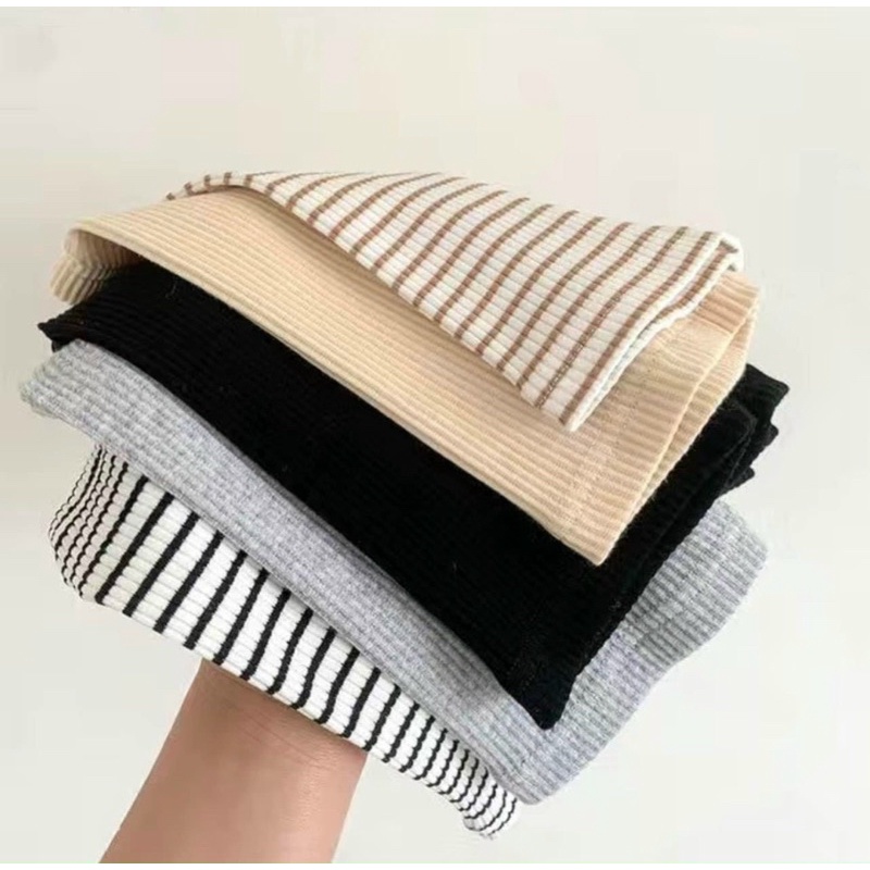 Set 5 quần legging bé gái quần lửng thiết kế đơn giản co giãn tốt cho bé