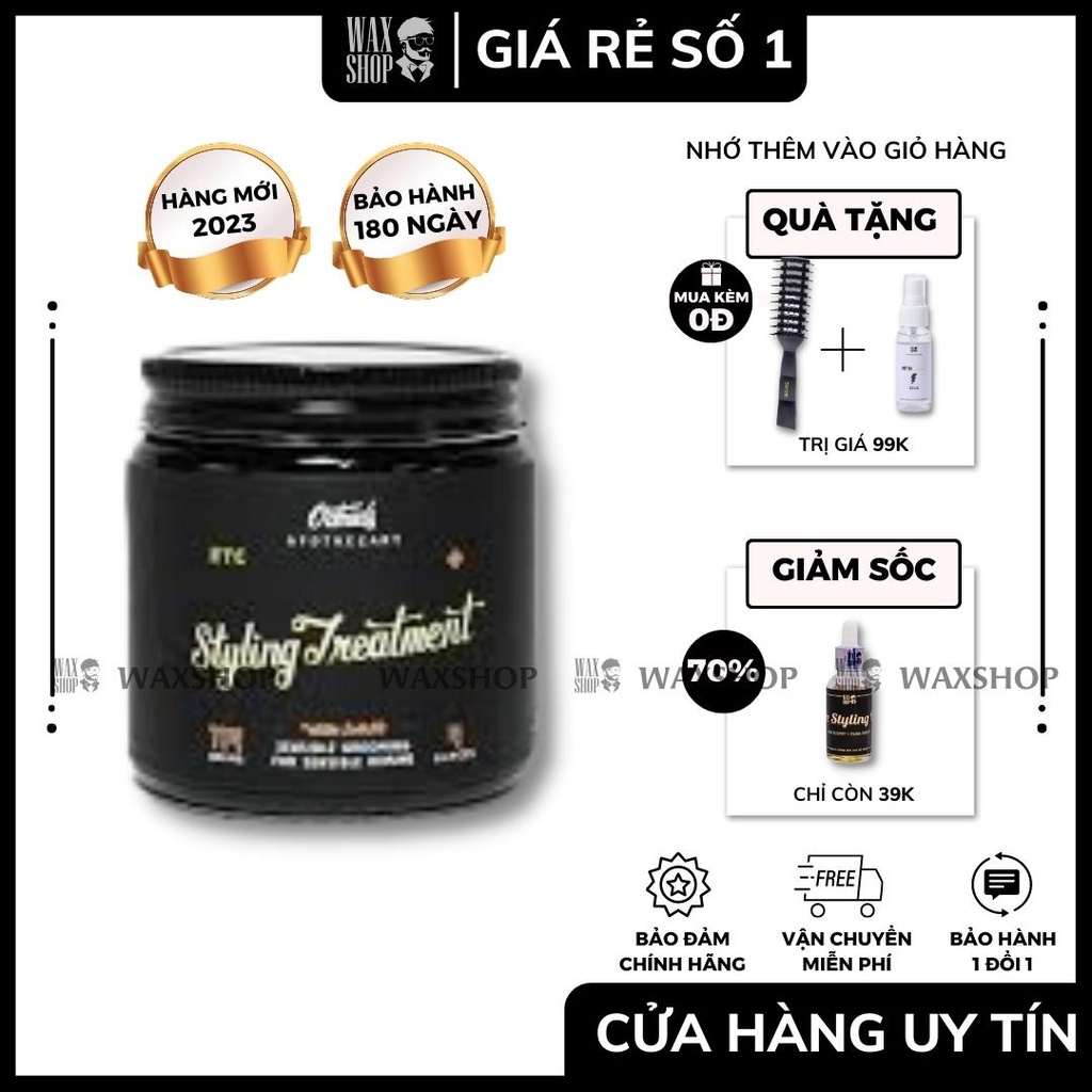 Sáp Vuốt Tóc Nam Styling Treatment - O'douds - Hàng Chính Hãng - Bảo Hành 180 Ngày - Kèm Quà Tặng - Waxshop