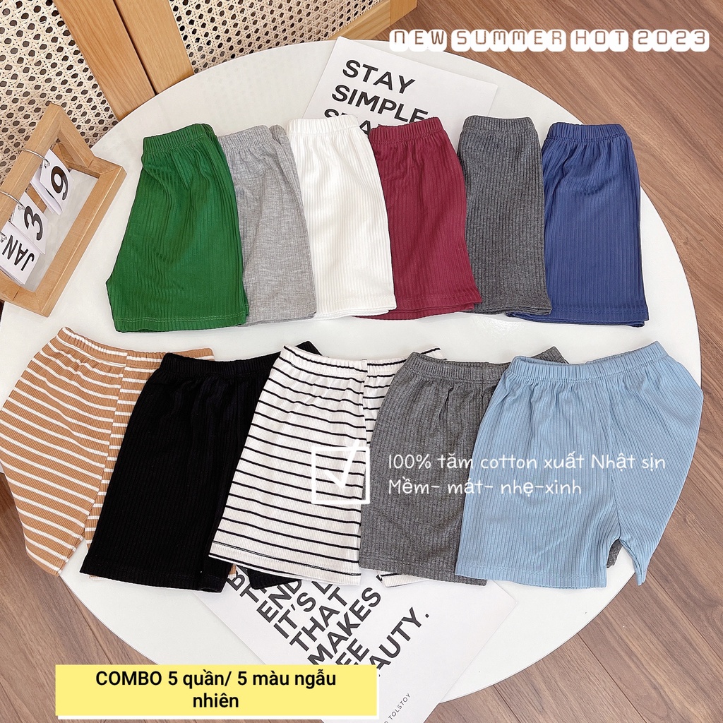 SET 5 QUẦN ĐÙI TĂM XUẤT NHẬT BÉ TRAI BÉ GÁI