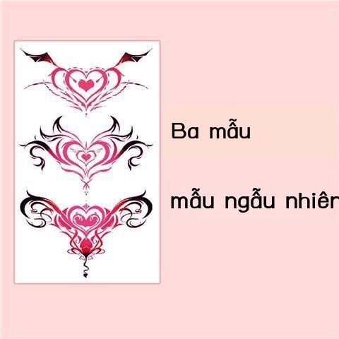 Succubus Mark Hình Dán Xăm Nữ Mắt Cá Chân Ngực Bụng Dưới Đùi Gợi Cảm Tư Người Lớn Bán Vĩnh Viễn Dạ Quang