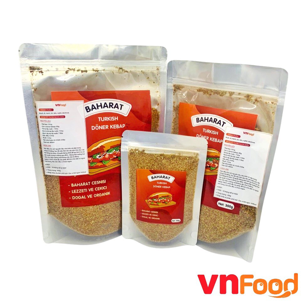 Bột Uớp Thịt Bánh Mỳ Doner Kebab - Gia vị Nhập Khẩu Thổ Nhĩ Kỳ