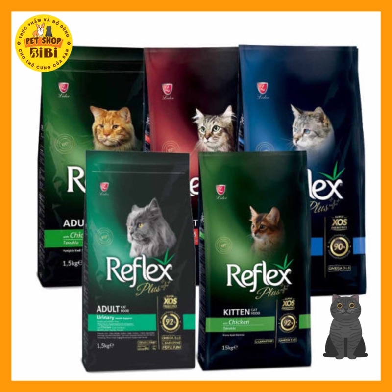 [THỨC ĂN CHO MÈO] Hạt REFLEX PLUS 1.5Kg
