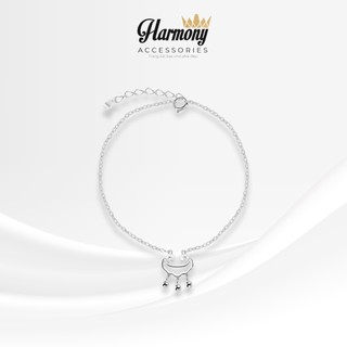 Vòng lắc chân nữ bạc 925 nhỏ mảnh Emma | HARMONY ACCESSORIES LC9