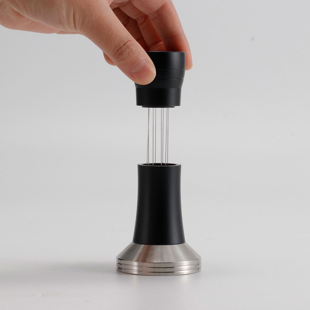 Dụng cụ nén cà phê Shamjina bằng hợp kim nhôm 51mm/53mm/58mm htiện lợi cho barista quầy bar