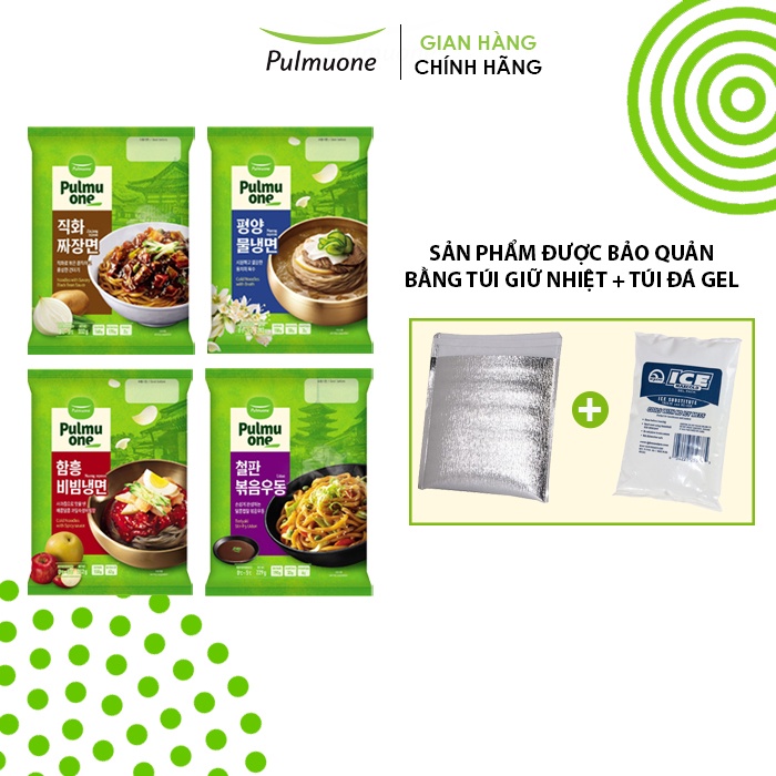 Combo 4 mỳ 1 phần ăn Hàn Quốc