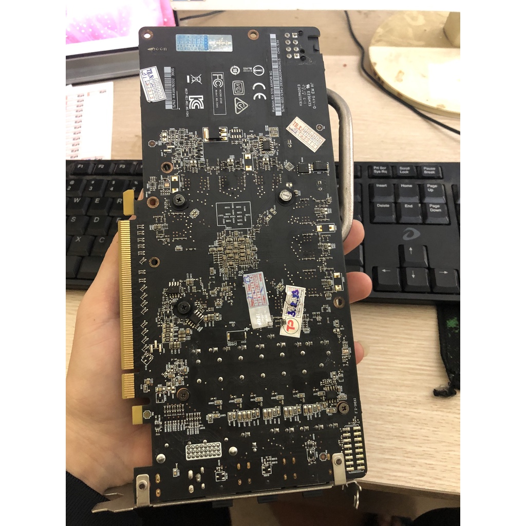 Card màn hình Rx 570 8G 470 8G card nguyên zin chơi game khoẻ