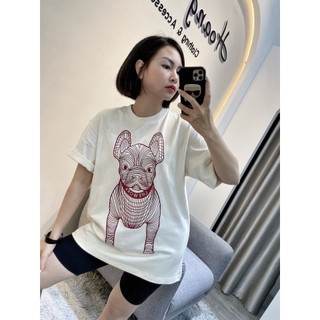 Áo thun life work chó đỏ