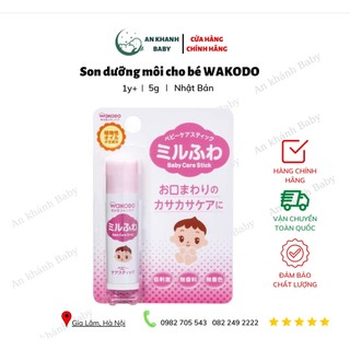 Son dưỡng môi Wakodo cho bé từ 0 tháng tuổi