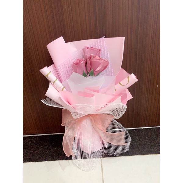 Cốt giấy bó mini dài 17cm, gói xòe mix lưới