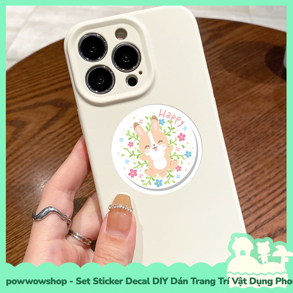 [Sẵn VN - Hỏa Tốc] Set Bộ 20/22/25/50/60 Miếng Sticker DIY Chống Thấm Nước Dán Trang Trí Vật Dụng Chủ Đề Yoga, Horoscope