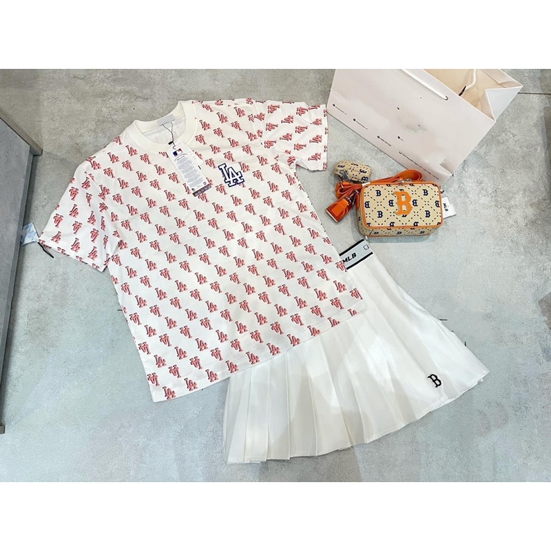 Chân váy MLB xếp ly