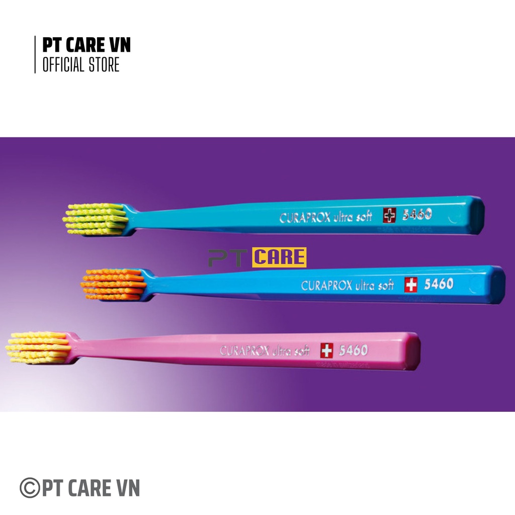 PT CARE VN | Bàn Chải Siêu Mềm Curaprox CS 5460 Ultra Soft Dùng Hàng Ngày