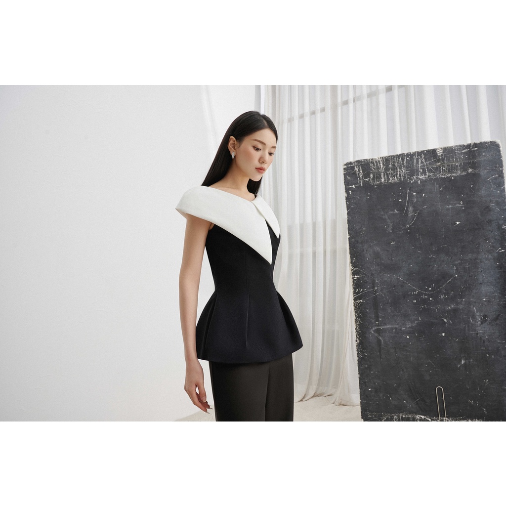 Áo Nữ Cỗ Bản Thắt Eo Công Sở EEGEN CLOTHING Sang Trọng Thanh Lịch Daisy Top