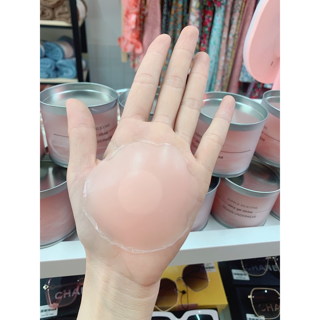 Miếng dán ngực silicon  dán nhũ hoa Hàn Quốc cao cấp bám dính tốt DT280
