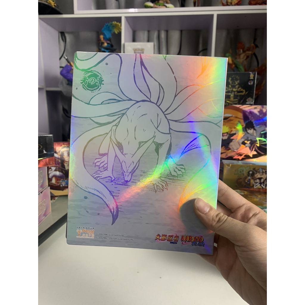 Album sổ đựng thẻ Naruto Kayou tặng kèm thẻ hiếm PR bên trong hàng có sẵn