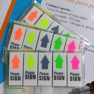 Giấy Note Please Sign 5 màu Pronoti 45649