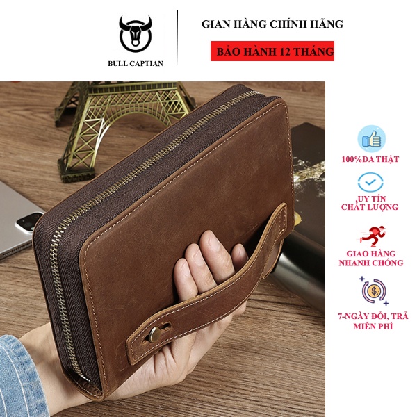 Ví nam dài, cầm tay da bò sang trọng VFANAMANI chính hãng 2061 - BULLCAPTAIN OFFICIAL STORE MALL | BigBuy360 - bigbuy360.vn