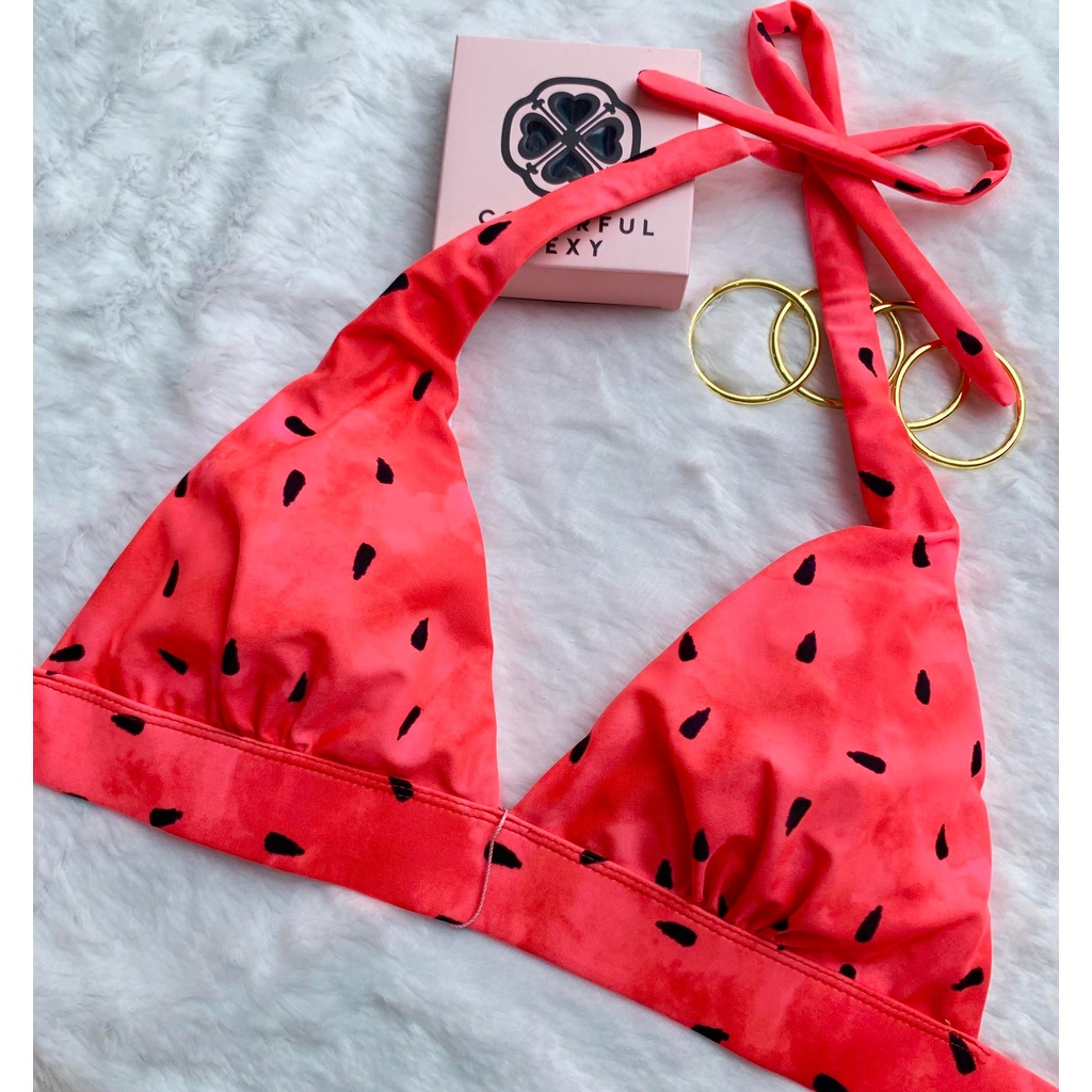 Áo Bơi Lẻ Tam Giác Ôm Bầu Ngực To, Áo Bikini Tam Giác Colorful Sexy