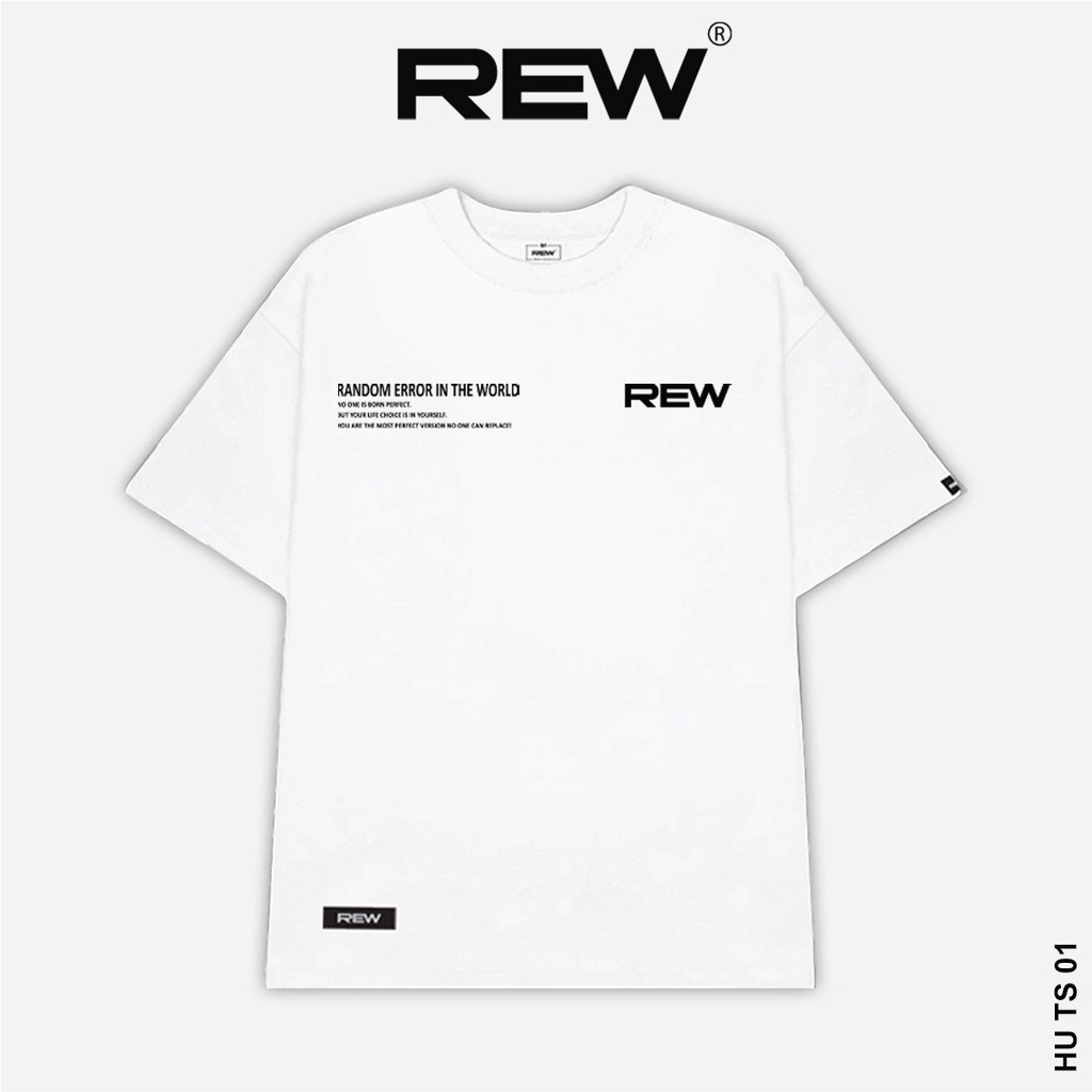 Áo thun REW basic form dáng rộng Unisex TS01