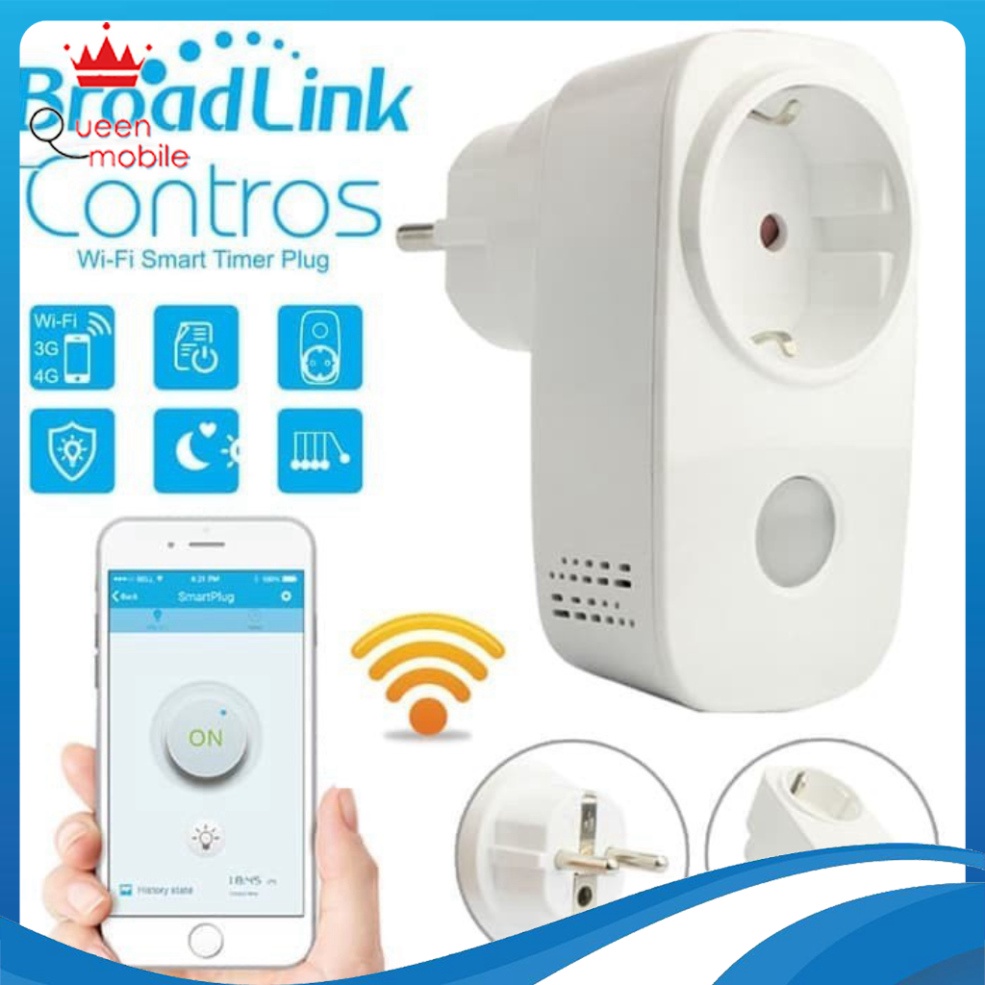 Ổ cắm thông thái tham gia Wifi Broadlink SP3 [Queen Mobile]