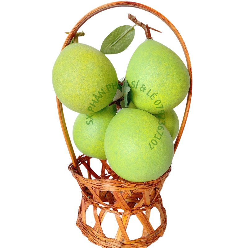 Trái Giả Trái Bưởi Nhỏ  mô hình Việt Nam công nghệ Thái Lan GIỐNG THẬT 99%-Trang trí nhà cửa, hàng quán