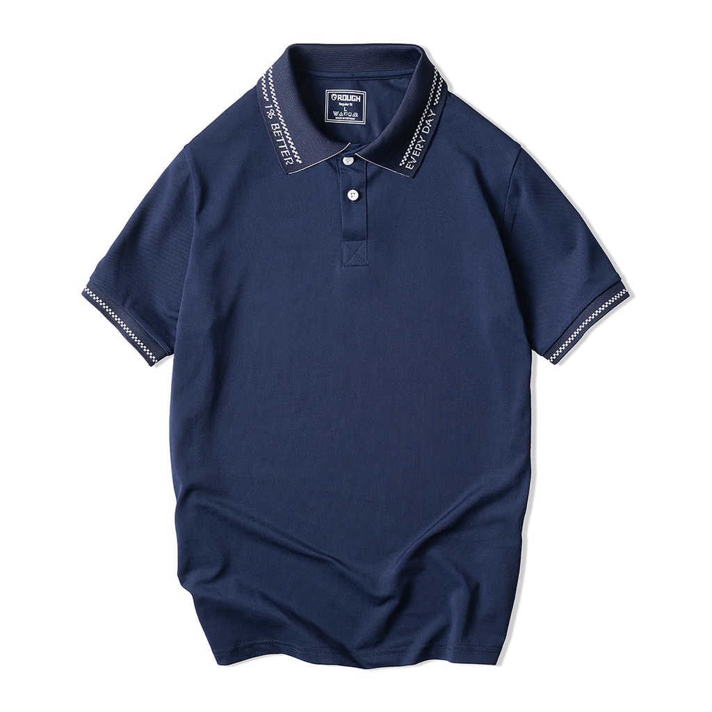 Áo Polo nam cổ bẻ ROUGH everyday 1% better vải cotton cá sấu CMC, nam tính, sang trọng