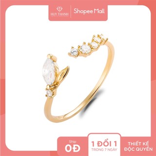 Nhẫn nữ vàng tây 14k nlf414 huy thanh jewelry
