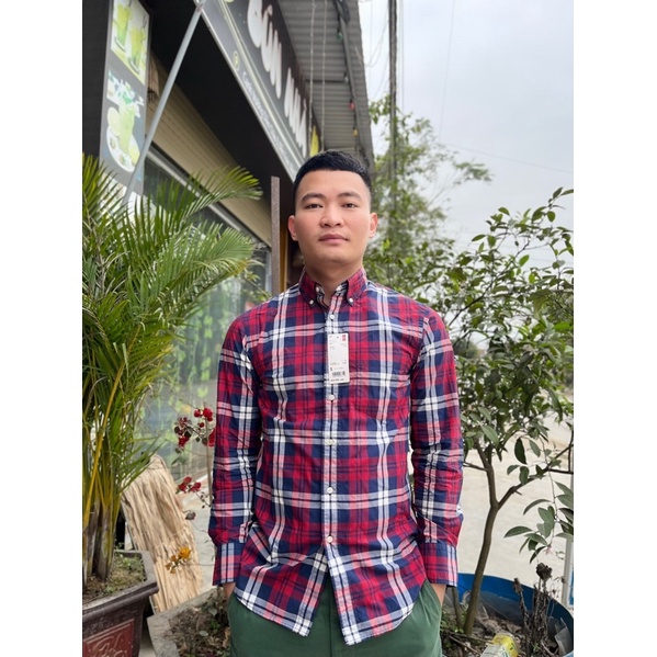 Áo sơ mi nam dài tay uniqlo nhật chính hãng